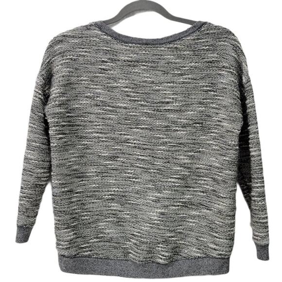 American Eagle Outfitters Gray Textured Knit Pullover Sweater Small - Picture 2 of 5